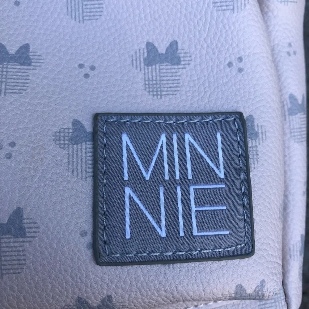 Danielle Nicole Disney Minnie Mouse Mini Backpack Light‎ Pink Gray EUC